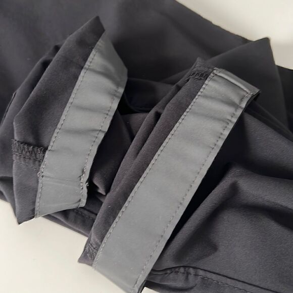 Athleta Black Drawstring Stretch Waist Athleisure Pants Size 6 - Picture 10 of 16